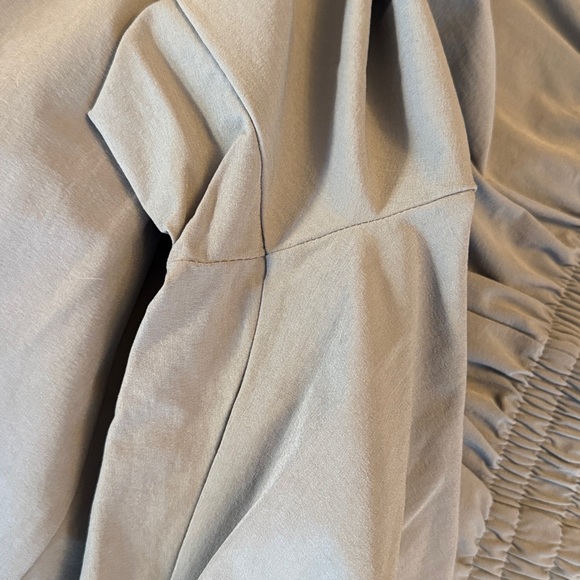 Nike Swoosh Women's High Rise Woven Cargo Trousers Sz Small Dark Stucco Sail - Picture 6 of 10